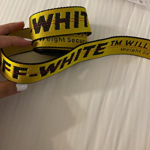 OFF WHITE Industrial Yellow Belt main image 7